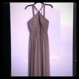 Tan Evening Dress